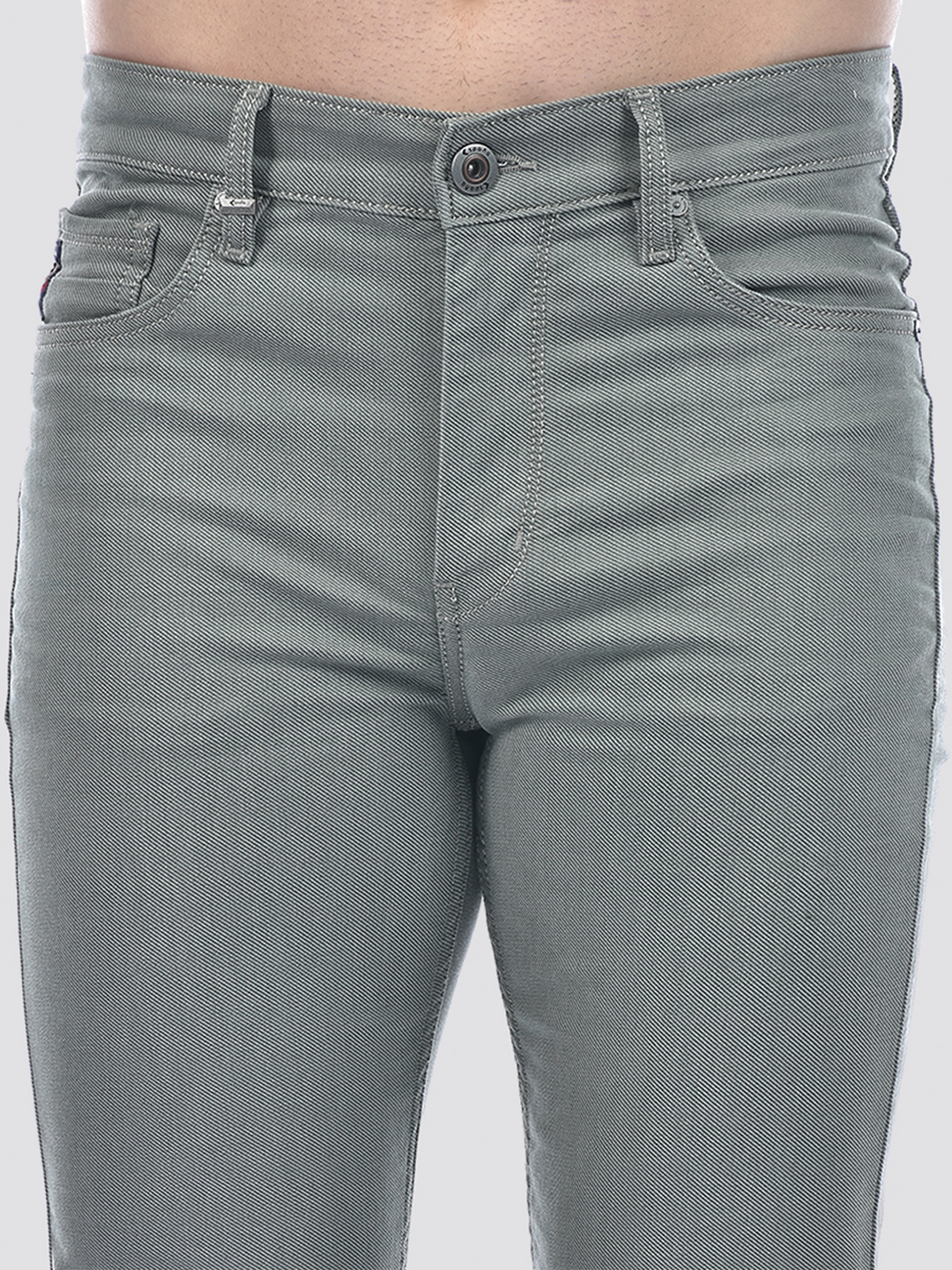 Numero Uno Men Solid Grey Jeans